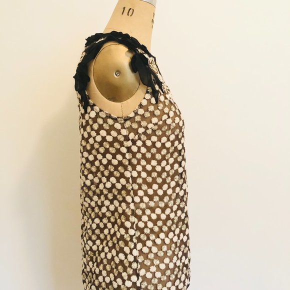 TORY BURCH Daisy see-through Top - Picture 3 of 3